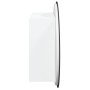 Armario de baño con espejo redondo y LED blanco 40x40x17,5 cm de vidaXL, Tocadores de baño - Ref: Foro24-345579, Precio: 115,...