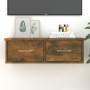 Armario de pared contrachapado roble ahumado 60x26x18,5 cm de vidaXL, Estantes y estanterías - Ref: Foro24-815078, Precio: 36...