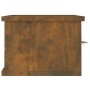 Armario de pared contrachapado roble ahumado 60x26x18,5 cm de vidaXL, Estantes y estanterías - Ref: Foro24-815078, Precio: 36...
