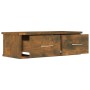 Armario de pared contrachapado roble ahumado 60x26x18,5 cm de vidaXL, Estantes y estanterías - Ref: Foro24-815078, Precio: 36...
