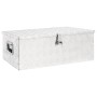 Caja de almacenaje de aluminio plateado 90x47x33,5 cm de vidaXL, Cajas de herramientas - Ref: Foro24-152254, Precio: 169,25 €...
