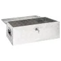 Aufbewahrungsbox aus silbernem Aluminium, 90 x 47 x 33,5 cm von vidaXL, Werkzeugkästen - Ref: Foro24-152254, Preis: 162,41 €,...
