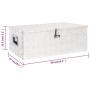 Caja de almacenaje de aluminio plateado 90x47x33,5 cm de vidaXL, Cajas de herramientas - Ref: Foro24-152254, Precio: 169,25 €...