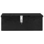 Caja de almacenaje de aluminio negro 70x31x27 cm de vidaXL, Cajas de herramientas - Ref: Foro24-152251, Precio: 125,37 €, Des...