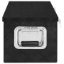 Caja de almacenaje de aluminio negro 70x31x27 cm de vidaXL, Cajas de herramientas - Ref: Foro24-152251, Precio: 127,26 €, Des...