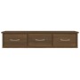 Armario de pared madera contrachapada roble marrón 88x26x18,5cm de vidaXL, Estantes y estanterías - Ref: Foro24-815083, Preci...