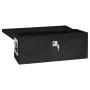 Caja de almacenaje de aluminio negro 60x23,5x23 cm de vidaXL, Cajas de herramientas - Ref: Foro24-152249, Precio: 106,04 €, D...