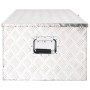 Caja de almacenaje de aluminio plateado 100x55x37 cm de vidaXL, Cajas de herramientas - Ref: Foro24-152256, Precio: 248,97 €,...