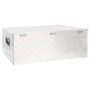 Caja de almacenaje de aluminio plateado 100x55x37 cm de vidaXL, Cajas de herramientas - Ref: Foro24-152256, Precio: 248,97 €,...
