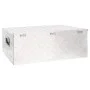 Silver aluminum storage box 100x55x37 cm by vidaXL, Toolboxes - Ref: Foro24-152256, Price: 245,58 €, Discount: %