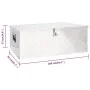 Silver aluminum storage box 100x55x37 cm by vidaXL, Toolboxes - Ref: Foro24-152256, Price: 245,58 €, Discount: %