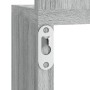 Estantería de esquina de pared gris Sonoma 20x20x127,5 cm de vidaXL, Estantes y estanterías - Ref: Foro24-815211, Precio: 36,...