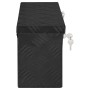 Caja de almacenaje de aluminio negro 50x15x20,5 cm de vidaXL, Cajas de herramientas - Ref: Foro24-152247, Precio: 67,83 €, De...