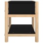 Mesitas de noche 2 uds madera contrachapada negro 42x38x45 cm de vidaXL, Mesitas de noche - Ref: Foro24-345657, Precio: 64,89...