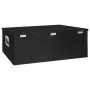 Caja de almacenaje de aluminio negro 100x55x37 cm de vidaXL, Cajas de herramientas - Ref: Foro24-152257, Precio: 264,19 €, De...