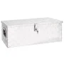 Aufbewahrungsbox aus silbernem Aluminium, 80 x 39 x 30 cm von vidaXL, Werkzeugkästen - Ref: Foro24-152252, Preis: 139,97 €, R...