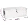 Caja de almacenaje de aluminio plateado 80x39x30 cm de vidaXL, Cajas de herramientas - Ref: Foro24-152252, Precio: 139,97 €, ...