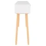 Mesa consola madera pino maciza ratán natural 105x30x75 cm de vidaXL, Mesas auxiliares - Ref: Foro24-345627, Precio: 130,12 €...