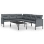 Juego de muebles de jardín 2 piezas acero gris antracita de vidaXL, Conjuntos de jardín - Ref: Foro24-3187261, Precio: 346,68...