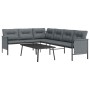 Juego de muebles de jardín 2 piezas acero gris antracita de vidaXL, Conjuntos de jardín - Ref: Foro24-3187261, Precio: 346,68...