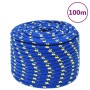 Cuerda de barco polipropileno azul 12 mm 100 m de vidaXL, Sogas y cuerdas metálicas - Ref: Foro24-152460, Precio: 51,34 €, De...