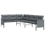 Juego de muebles de jardín 2 piezas acero gris antracita de vidaXL, Conjuntos de jardín - Ref: Foro24-3187261, Precio: 346,68...