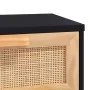 Mesa de centro madera contrachapada y de pino negro 80x40x30 cm de vidaXL, Mesas de centro - Ref: Foro24-345622, Precio: 82,0...