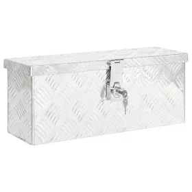 Caja de almacenaje de aluminio plateado 50x15x20,5 cm de vidaXL, Cajas de herramientas - Ref: Foro24-152246, Precio: 64,35 €,...