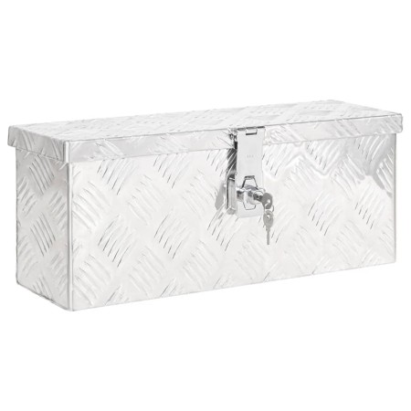 Caja de almacenaje de aluminio plateado 50x15x20,5 cm de vidaXL, Cajas de herramientas - Ref: Foro24-152246, Precio: 65,70 €,...