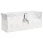 Silver aluminum storage box 50x15x20.5 cm by vidaXL, Toolboxes - Ref: Foro24-152246, Price: 64,35 €, Discount: %