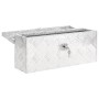 Caja de almacenaje de aluminio plateado 50x15x20,5 cm de vidaXL, Cajas de herramientas - Ref: Foro24-152246, Precio: 65,70 €,...