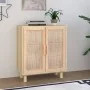 Aparador marrón madera pino maciza y ratán natural 60x30x70 cm de vidaXL, Aparadores - Ref: Foro24-345632, Precio: 109,55 €, ...