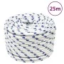 Cuerda de barco polipropileno blanco 14 mm 25 m de vidaXL, Sogas y cuerdas metálicas - Ref: Foro24-152303, Precio: 22,83 €, D...