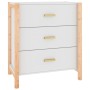 Aparador de madera contrachapada blanco 62x38x70 cm de vidaXL, Aparadores - Ref: Foro24-345672, Precio: 74,95 €, Descuento: %