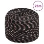 Cuerda de barco polipropileno negra 10 mm 25 m de vidaXL, Sogas y cuerdas metálicas - Ref: Foro24-152347, Precio: 16,13 €, De...