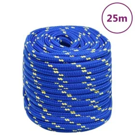 Cuerda de barco polipropileno azul 18 mm 25 m de vidaXL, Sogas y cuerdas metálicas - Ref: Foro24-152470, Precio: 32,22 €, Des...