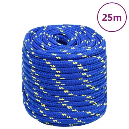 Cuerda de barco polipropileno azul 18 mm 25 m de vidaXL, Sogas y cuerdas metálicas - Ref: Foro24-152470, Precio: 32,22 €, Des...