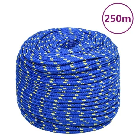 Blue polypropylene boat rope 8 mm 250 m by vidaXL, Ropes and metal cords - Ref: Foro24-152451, Price: 57,40 €, Discount: %