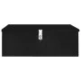 Caja de almacenaje de aluminio negro 90x47x33,5 cm de vidaXL, Cajas de herramientas - Ref: Foro24-152255, Precio: 193,64 €, D...