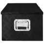 Caja de almacenaje de aluminio negro 90x47x33,5 cm de vidaXL, Cajas de herramientas - Ref: Foro24-152255, Precio: 196,54 €, D...