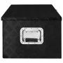 Caja de almacenaje de aluminio negro 90x47x33,5 cm de vidaXL, Cajas de herramientas - Ref: Foro24-152255, Precio: 193,64 €, D...