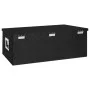 Caja de almacenaje de aluminio negro 90x47x33,5 cm de vidaXL, Cajas de herramientas - Ref: Foro24-152255, Precio: 193,64 €, D...