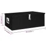 Caja de almacenaje de aluminio negro 90x47x33,5 cm de vidaXL, Cajas de herramientas - Ref: Foro24-152255, Precio: 193,64 €, D...