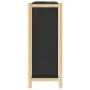 Mueble zapatero madera contrachapada negro 57,5x33x80 cm de vidaXL, Zapateros y organizadores de calzado - Ref: Foro24-345685...