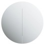 Armario de baño con espejo redondo y LED gris 47x47x17,5 cm de vidaXL, Tocadores de baño - Ref: Foro24-345585, Precio: 116,50...