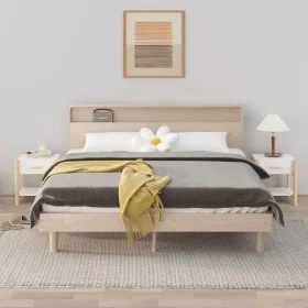 Nightstands 2 pcs white plywood 42x38x45 cm by vidaXL, Nightstands - Ref: Foro24-345655, Price: 87,20 €, Discount: %