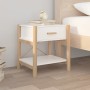 Mesitas de noche 2 uds madera contrachapada blanco 42x38x45 cm de vidaXL, Mesitas de noche - Ref: Foro24-345655, Precio: 103,...