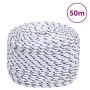 Cuerda de barco polipropileno blanco 8 mm 50 m de vidaXL, Sogas y cuerdas metálicas - Ref: Foro24-152290, Precio: 17,16 €, De...
