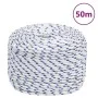 Cuerda de barco polipropileno blanco 8 mm 50 m de vidaXL, Sogas y cuerdas metálicas - Ref: Foro24-152290, Precio: 18,95 €, De...