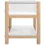 Mesitas de noche 2 uds madera contrachapada blanco 42x38x45 cm de vidaXL, Mesitas de noche - Ref: Foro24-345655, Precio: 103,...